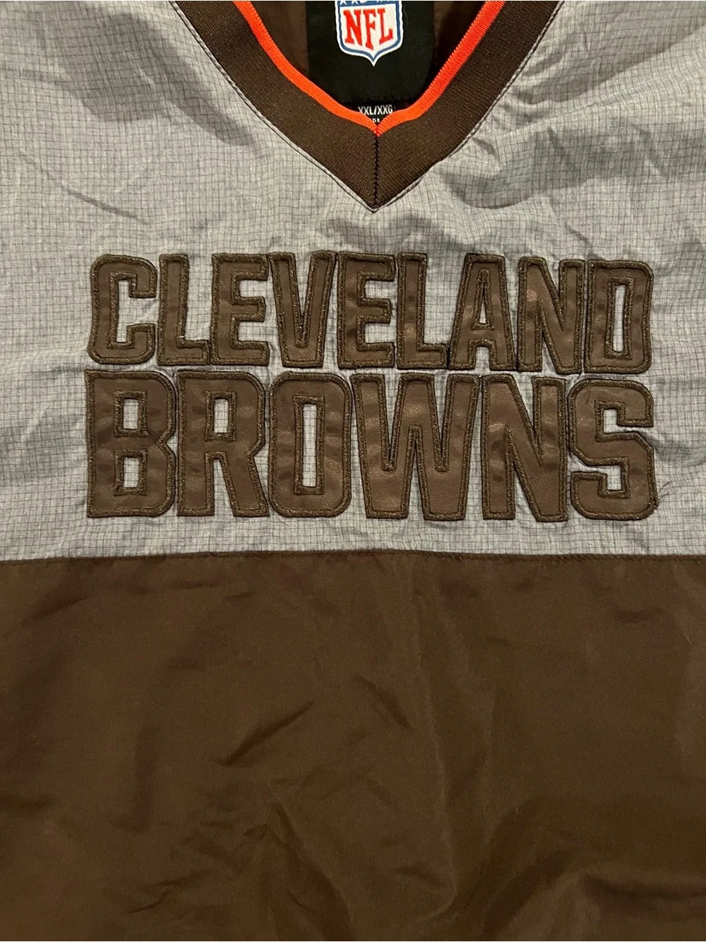Cleveland Browns Pullover Windbreaker - Size 2XL (Please Read)